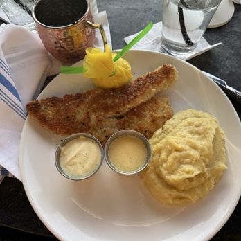 Lighthouse Restaurant - Macadamia Crusted Walleye & Garlic Mashed Potatoes - Seafood Near Me - Cedar Lake, Indiana Lighthouse Restaurant - Macadamia Crusted Walleye & Garlic Mashed Potatoes - Seafood Near Me - Cedar Lake, Indiana