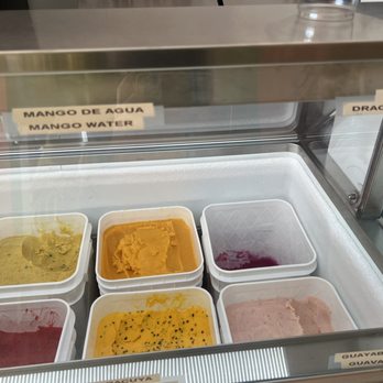 Neveria Colima - a display of different flavors of ice cream - Ice Cream & Frozen Yogurt Near Me - San Lorenzo, California