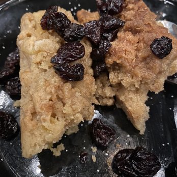 Carson Kitchen - The Pineapple Upside Down Cake was not our fav - didn't like the raisins at all. - New American Near Me - Salt Lake City, Utah