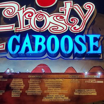 The Frosty Caboose - Menu - Ice Cream & Frozen Yogurt Near Me - Chamblee, Georgia