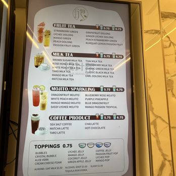 BeauTea - Menu (October 2023) - Bubble Tea Near Me - Washington, DC, District of Columbia