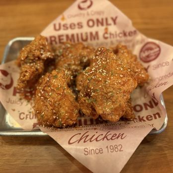 Pelicana Chicken - HALF Crispy Fried Boneless - Chicken Wings Near Me - San Diego, California Pelicana Chicken - HALF Crispy Fried Boneless - Chicken Wings Near Me - San Diego, California