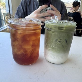 Bites & Bashes Cafe - Iced Tea and Matcha Latte - Cafes Near Me - Lomita, California
