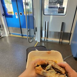 Sad cold beef bbq sandwich