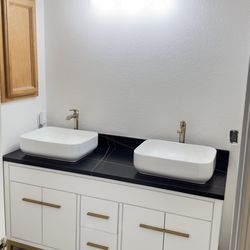 Leak on Lock Plumbing - Installing double vanity sinks