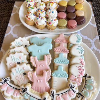 Sugar Rush Mania - customized sugar cookies for gender reveal. - Desserts Near Me Sugar Rush Mania - customized sugar cookies for gender reveal. - Desserts Near Me