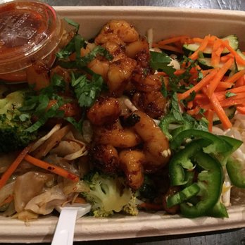 Asian Box - Asian salad with shrimp - Asian Fusion Near Me - Burlingame, California Asian Box - Asian salad with shrimp - Asian Fusion Near Me - Burlingame, California