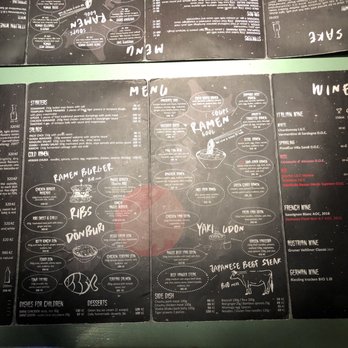 Kitchen Ramen Bar - Menu December 2018 - Ramen Near Me - Prague, Puerto Rico