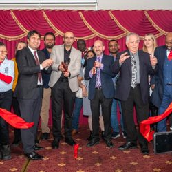 Rogers Park Chamber of Commerce - Rogers Park Chamber of Commerce Level Up Job Fair ribbon cutting ceremony with partners