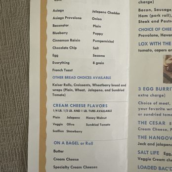 Mr. Bagel Meister - Menu - Bagels Near Me - Leland, North Carolina