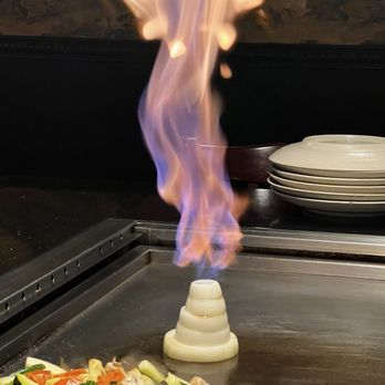 Lil Tokyo - Lighted onion volcano - Japanese Near Me - Myrtle Beach, South Carolina