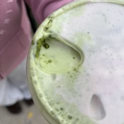 Starbucks - The clumps of matcha powder