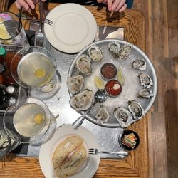 A W Shucks  Oyster Bar And Cocktails - Dirty Martini & Oysters