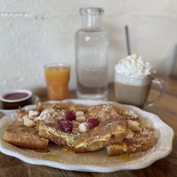 The Maple Counter Cafe - Raspberry Lemon Bar French Toast