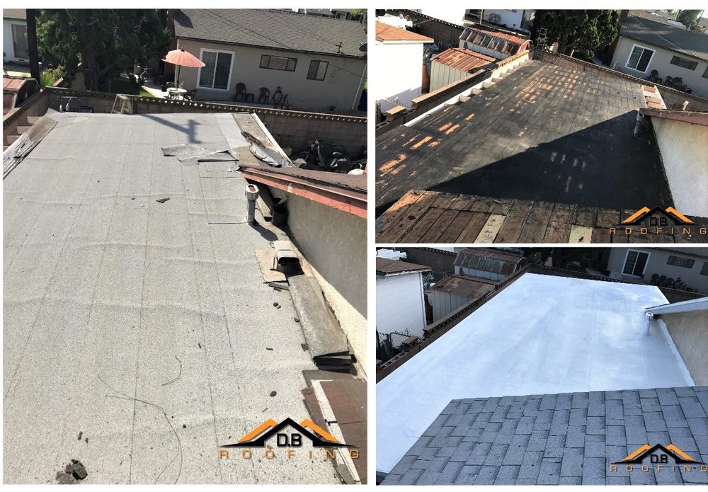 Slide of D.B Roofing