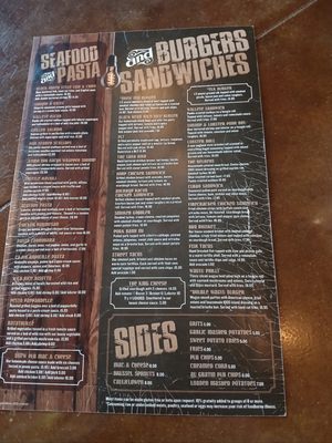 Menu photo 2 Block North Brew Pub Aitkin, MN