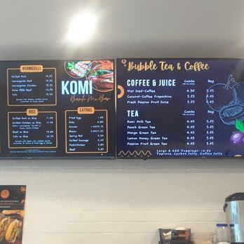 Komi Banh Mi Bar - Menu - Vietnamese Near Me - Toronto, Ontario