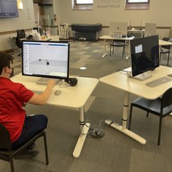 St Louis Public Library - High tech touchscreen computers
