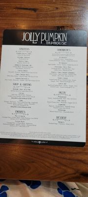 Menu photo 6 Jolly Pumpkin Taphouse Detroit, MI