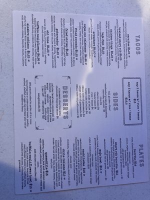 Menu photo 1 Mojo Taqueria - Lyons Lyons, CO