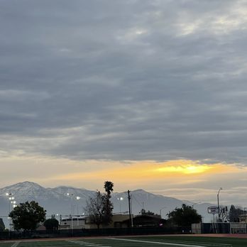 Eisenhower High School - View of the sunrise from the swimming pool and morning practice - Middle Schools & High Schools Near Me - Rialto, California Eisenhower High School - View of the sunrise from the swimming pool and morning practice - Middle Schools & High Schools Near Me - Rialto, California