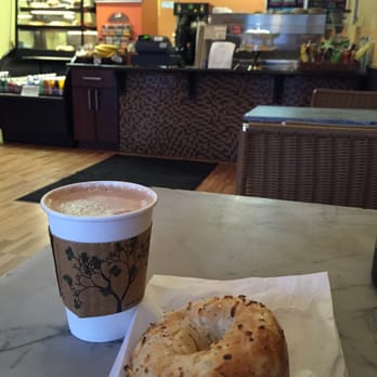Lane-e Kefa Coffee - Banana mocha and everything bagel - Coffee & Tea Near Me - Oakland, California
