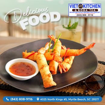 Viet Kitchen & Boba Tea - It's always a good day to eat out, stop by and let us take care of you! - Bubble Tea Near Me - Myrtle Beach, South Carolina Viet Kitchen & Boba Tea - It's always a good day to eat out, stop by and let us take care of you! - Bubble Tea Near Me - Myrtle Beach, South Carolina