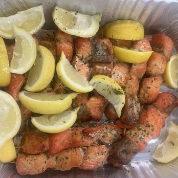 La Mediterranee - Salmon kabobs - Mediterranean Near Me - Berkeley, California