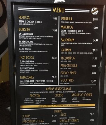 Menu photo 4 Mr Pepito Miami Miami, FL