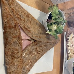 Juliette & Chocolat - Crêpe jambon/raclette/champignons