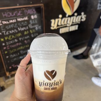 Yiayia's Coffee House - freddo cappuccino - Coffee & Tea Near Me - Frisco, Texas