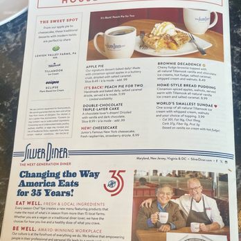 Silver Diner - Dessert menu - Breakfast & Brunch Near Me - Nottingham, Maryland Silver Diner - Dessert menu - Breakfast & Brunch Near Me - Nottingham, Maryland