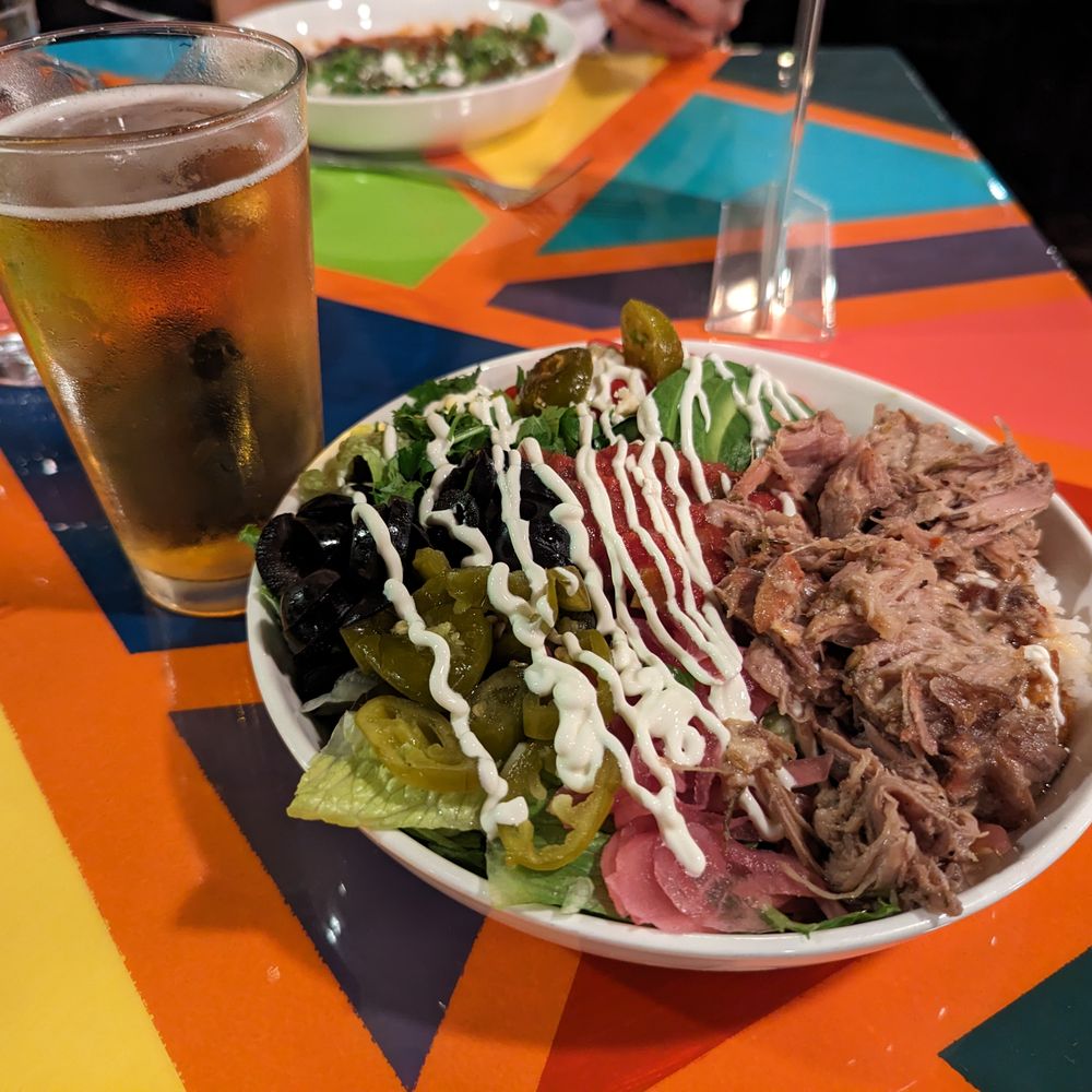 Mexicali Bowl with pork Mexicali Bowl with pork