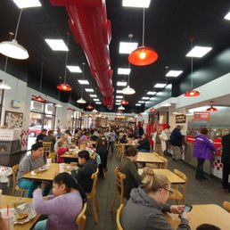 diners in a fast food restaurant diners in a fast food restaurant