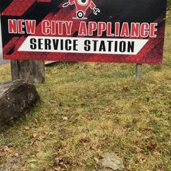 New City Appliance Parts & Repair - Store front business sign