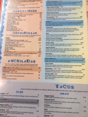 Menu photo 7 Mexicali Blue - Mexican Restaurant & Happy Hour Wappingers Falls, NY
