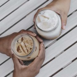 Rooted Café Lounge - Iced Coffee with Friends