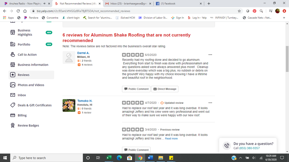 Slide of Aluminum Shake Roofing