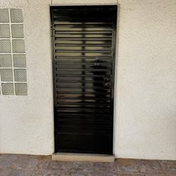 Los Portales Iron Works - Back door