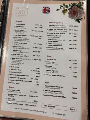 Menu photo 2 El 3 de Oro Seville, SE