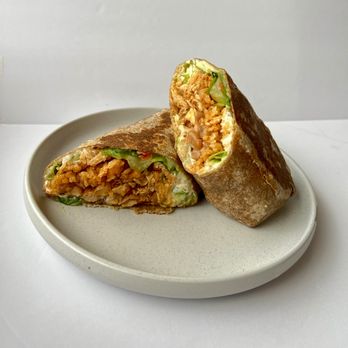 Chickenuevo - Burrito Nuevo - with red chili - Fast Food Near Me - Tucson, Arizona