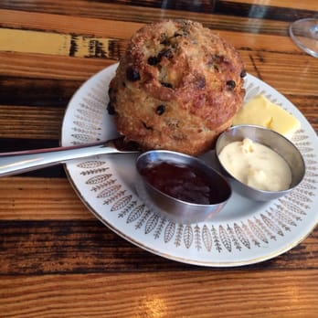 Lawrence - Scone with fresh homemade jam & clotted creme. - Modern European Near Me - Montreal, Quebec