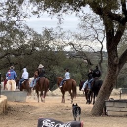 Group riding out Group riding out