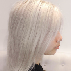 Double Process Hair Color platinum