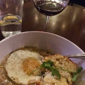 Culinary Dropout - Green chili stew with cornbread - New American Near Me - Tempe, Arizona