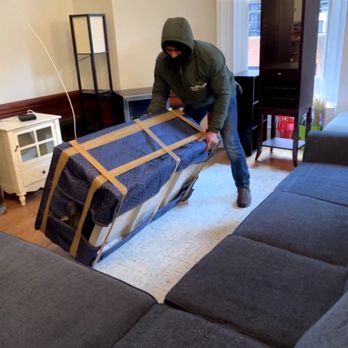 Stairhopper Movers - Unwrapping table in our new place! - Movers Near Me - Boston, Massachusetts