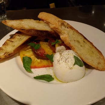 Marche - Burrata and heirloom tomatoes - French Near Me - Eugene, Oregon Marche - Burrata and heirloom tomatoes - French Near Me - Eugene, Oregon
