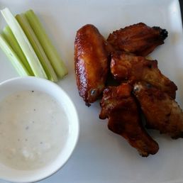 Wings with blue cheese sauce Wings with blue cheese sauce