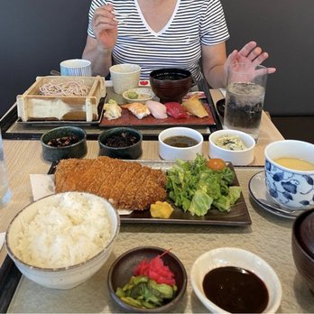 Rinka - Pork Cutlet set and Cold Soba set - Japanese Near Me - Honolulu, Hawaii