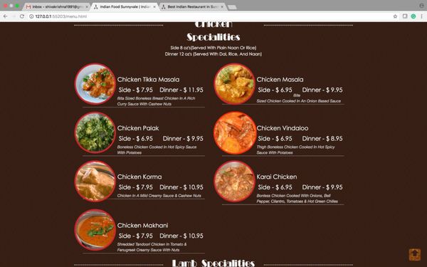 Menu photo 8 Satkar Indian Cuisine Sunnyvale, CA Menu photo 8 Satkar Indian Cuisine Sunnyvale, CA